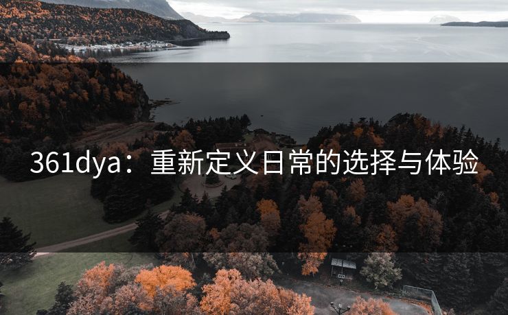 361dya：重新定义日常的选择与体验